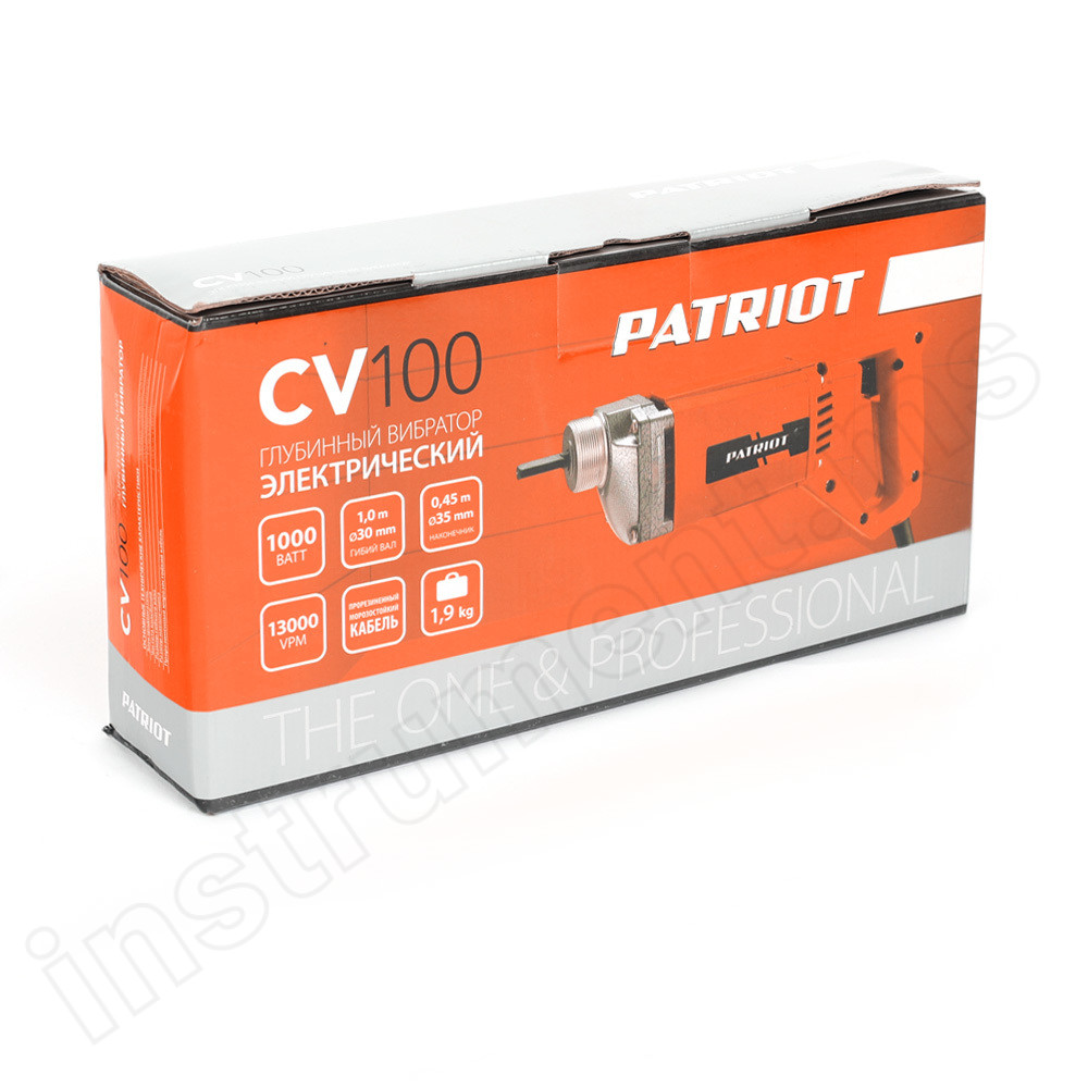 Портативный глубинный вибратор Patriot CV 100 - фото 9