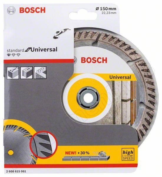Алмазный диск Standard for Universal Bosch d=150х10х22,2мм - фото 2
