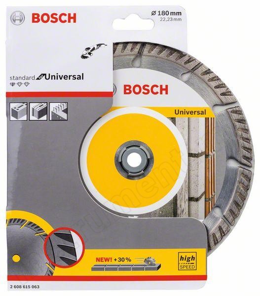 Алмазный диск Standard for Universal Bosch d=180х10х22,2мм - фото 2