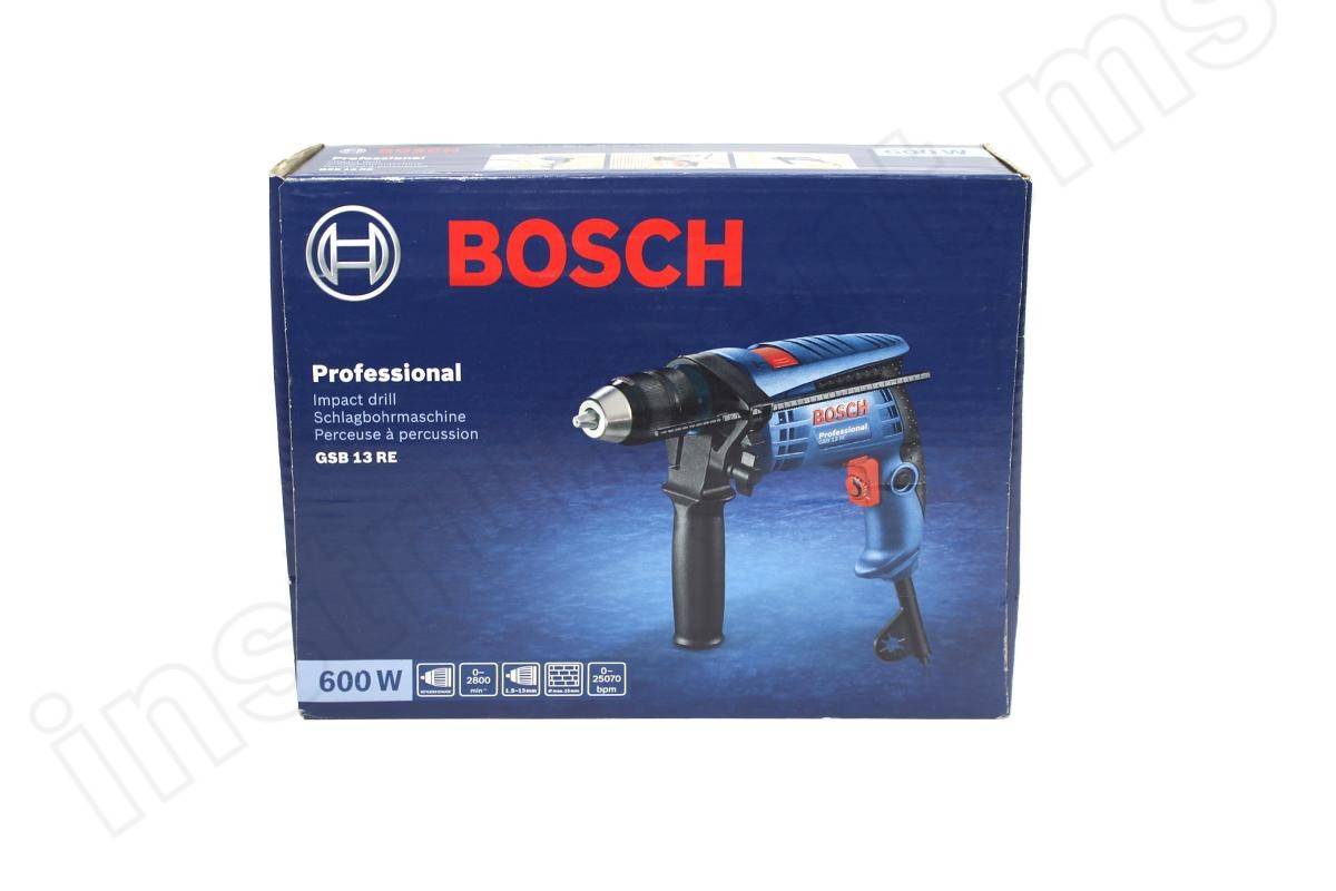 Дрель ударная Bosch Pro GSB 13RE, с быстрозажимным патроном   арт.0601217100/06012171R1 - фото 8