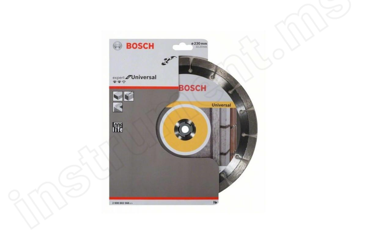 Алмазный диск Bosch Expert for Universal, d=230х12х22,2мм   арт.2608602568 - фото 2