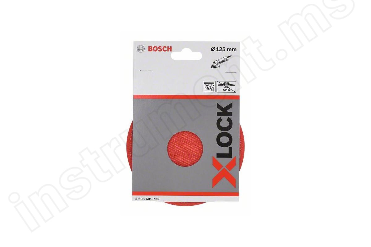Тарелка опорная Bosch X-Lock 125мм, на липучке   арт.2608601722 - фото 3